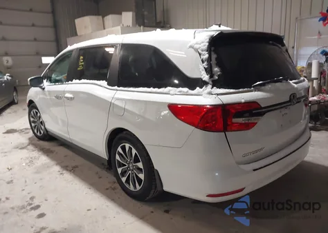 2022 Honda Odyssey Ex-L z USA, uszkodzony, nr VIN 5FNRL6H72NB001355